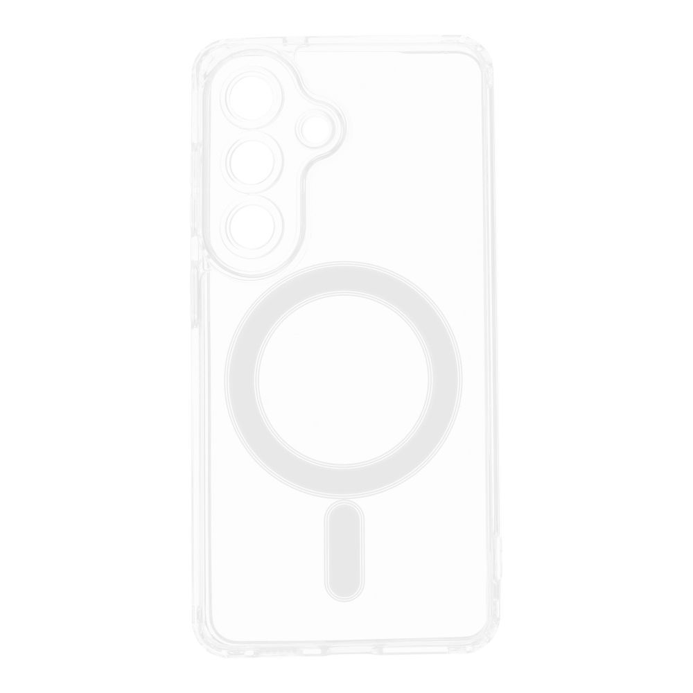 Case for Samsung S26 Clear Mag Cover (STR / CAMERA PROTECTION) compatible with MagSafe transparent - Image 1