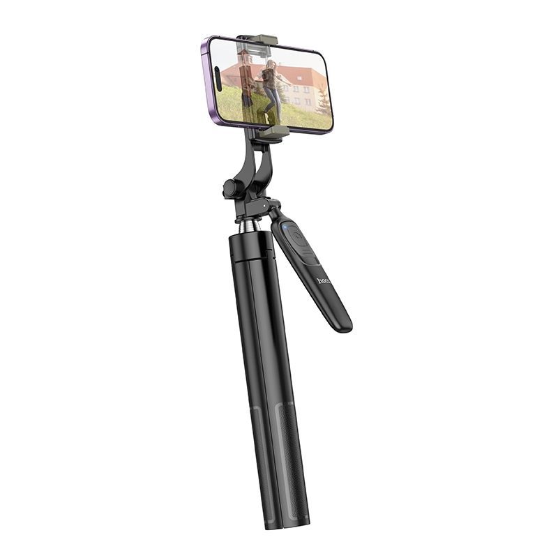 Selfie stick Hoco tripod with wireless remote control K19 black - Image 2
