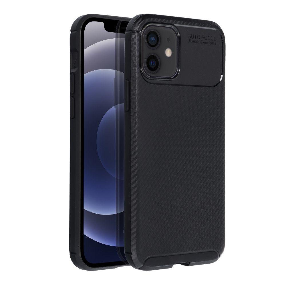 Case for iPhone 12 / 12 PRO Carbon Premium black - Image 1