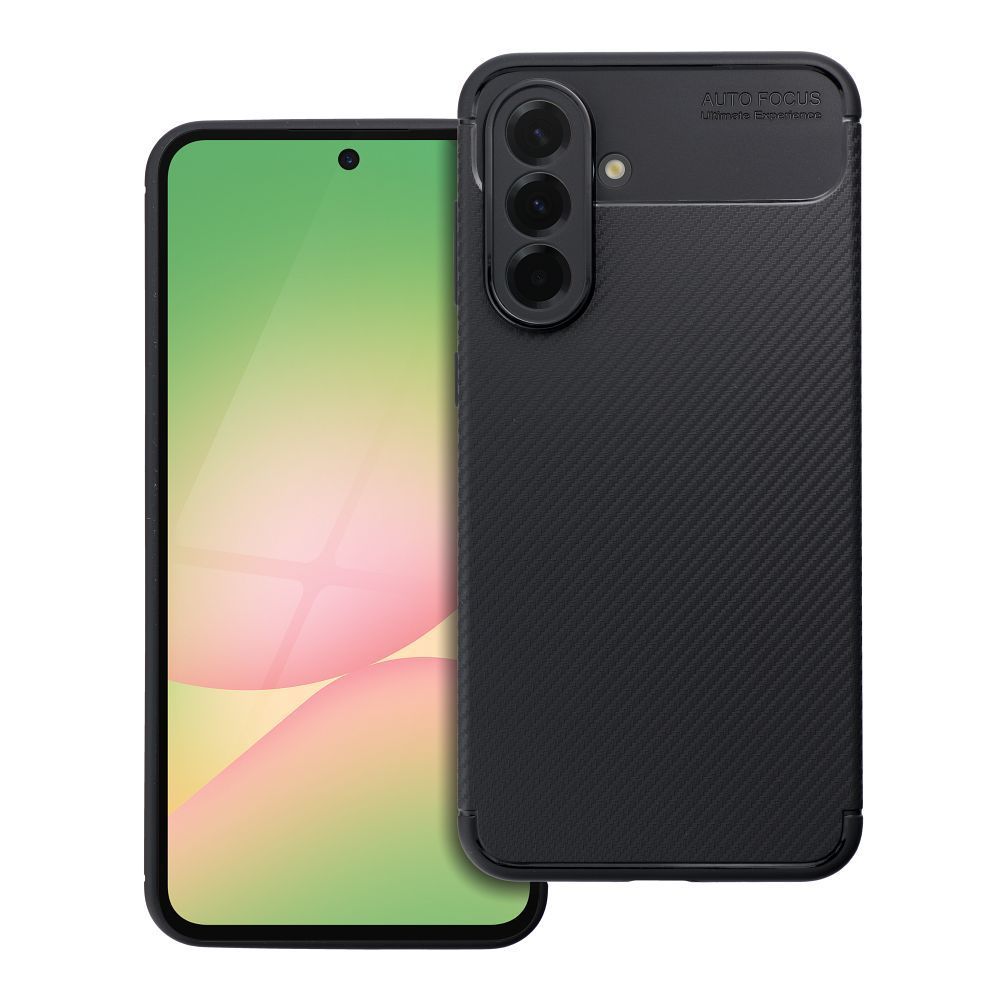 Case for Samsung A56 5G Carbon Premium black - Image 1