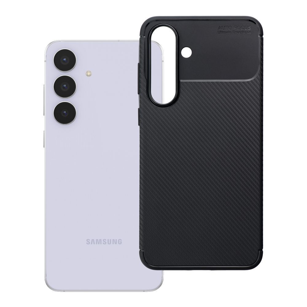 Case for Samsung S25 FE Carbon Premium black - Image 1