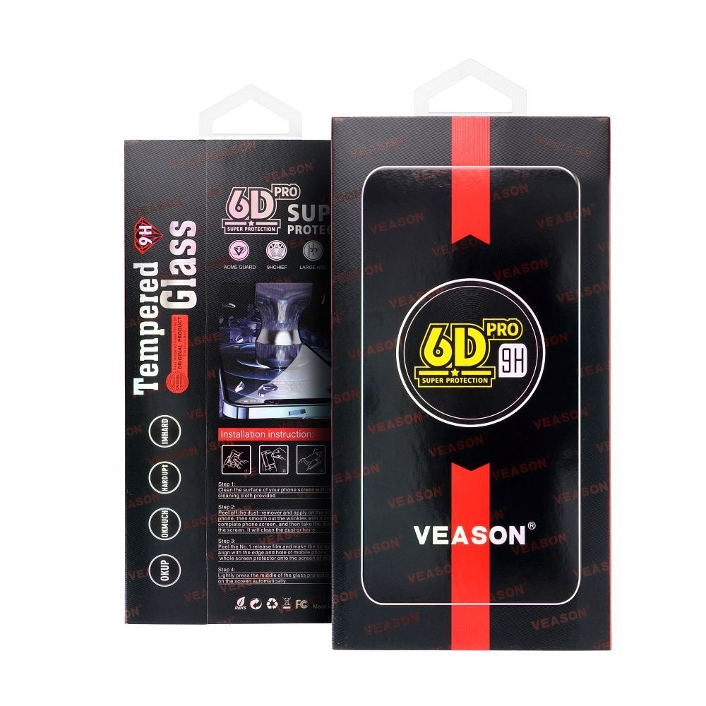 6D Pro Veason Glass - for Samsung Galaxy A57 5G black - Image 1