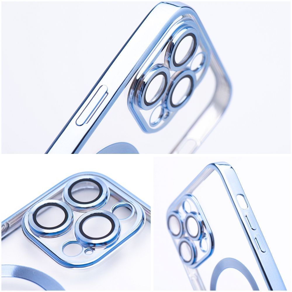 Case for Samsung A37 Electro Mag Cover compatible with MagSafe blue - Image 2
