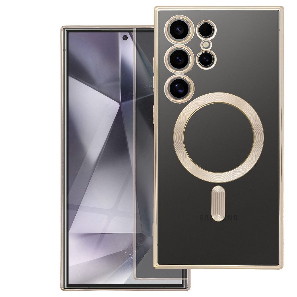 Case for Samsung A37 Electro Mag Cover compatible with MagSafe gold - Image 1