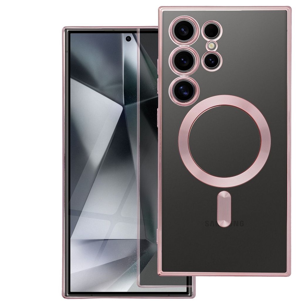 Case for Samsung A37 Electro Mag Cover compatible with MagSafe gold-rose Case for Samsung A37 Electro Mag Cover compatible with MagSafe gold-rose - Image 1