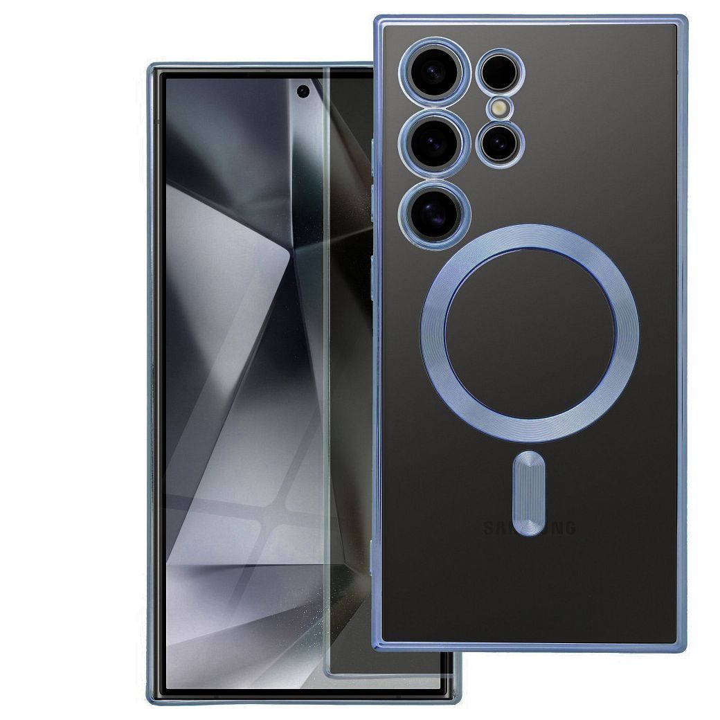 Case for Samsung A37 Electro Mag Cover compatible with MagSafe titanium blue - Image 1