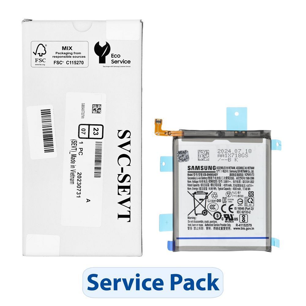 ServicePack Battery EB-BN985ABY for SAMSUNG Note 20 Ultra N985 GH82-23333A - Image 1