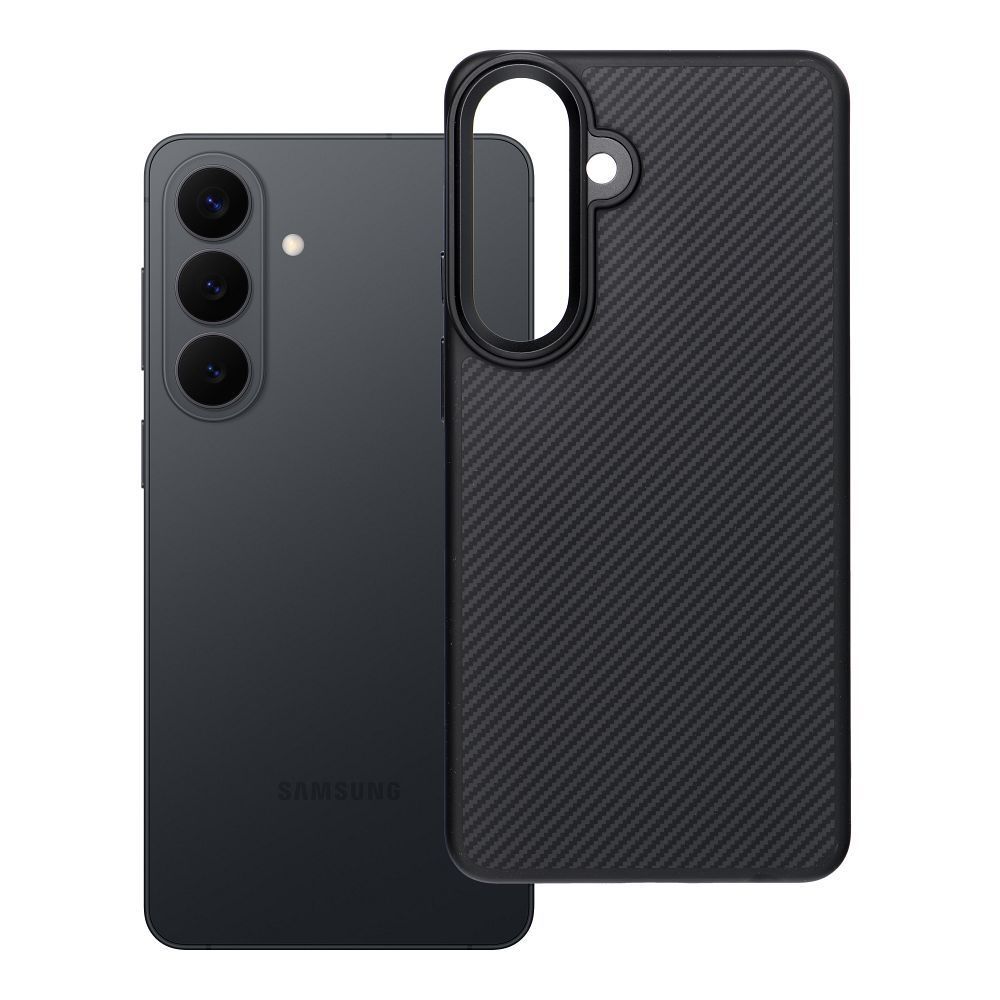 Case for Samsung S26 Plus Carbon Elite Mag Cover compatible with MagSafe black Case for Samsung S26 Plus Carbon Elite Mag Cover compatible with MagSafe black - Image 1