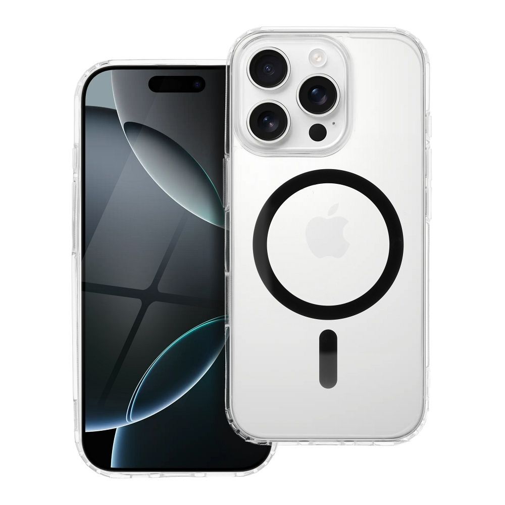 Drop Glue Colorful Ring Mag Cover compatible with MagSafe for SAMSUNG A57 black - Image 1