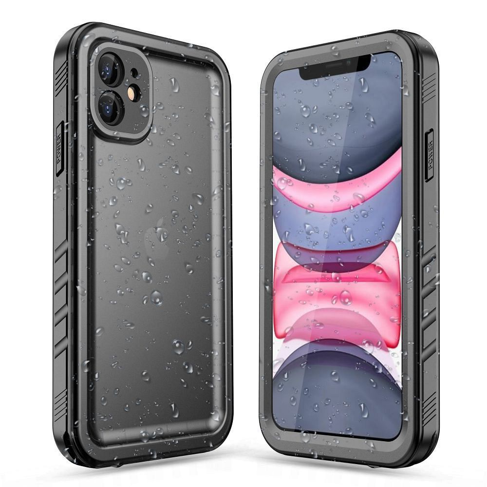 Waterproof case SHELLBOX DOT for IPHONE 11 black - Image 1