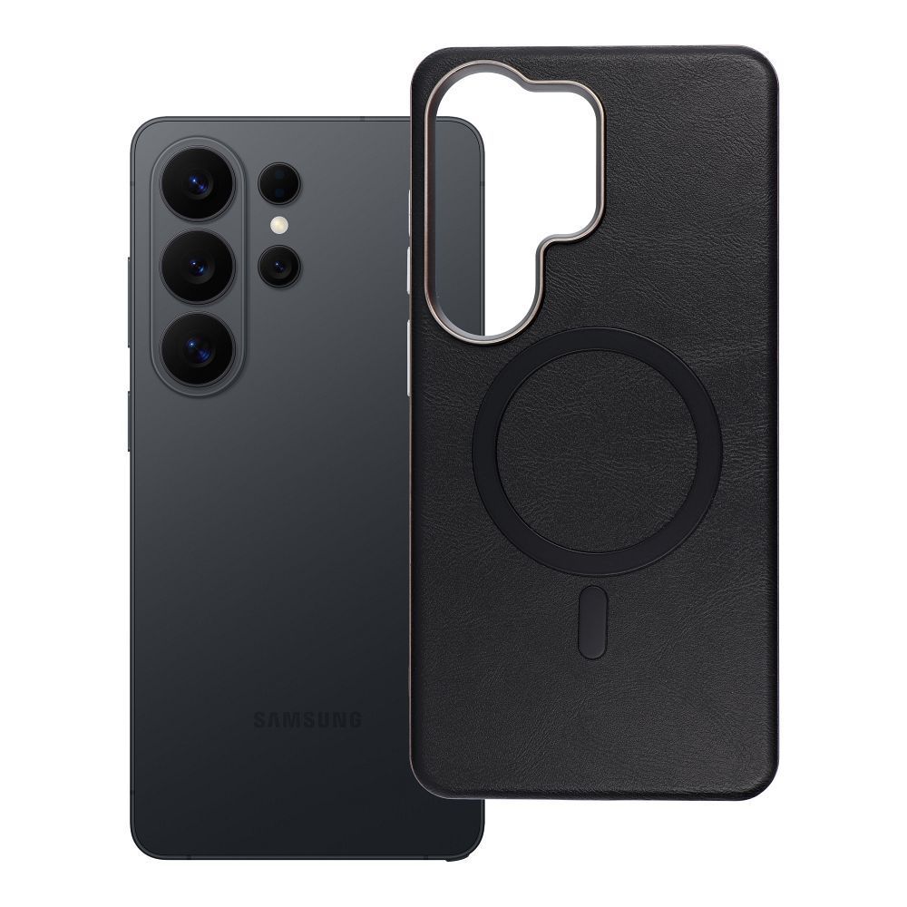 Case for Samsung S26 ULTRA Gentleman Mag Cover compatible with MagSafe black - Image 1