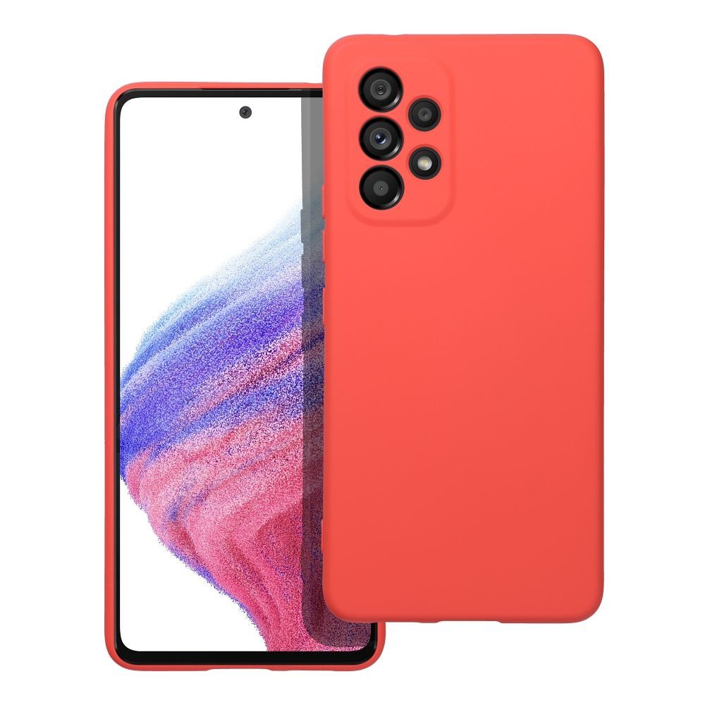 SILICONE case for SAMSUNG A53 5G peach - Image 1