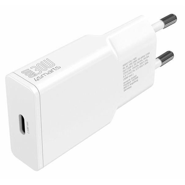 4smarts Wall Charger PDPlug Slim 30W GaN 1C white - Image 2