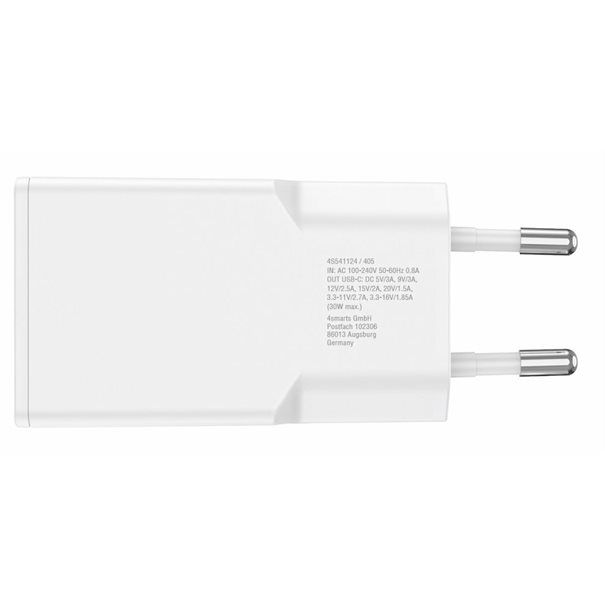 4smarts Wall Charger PDPlug Slim 30W GaN 1C white - Image 3