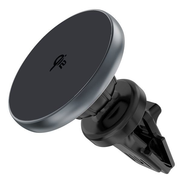 4smarts Qi2 Car charging puck grey - Image 1