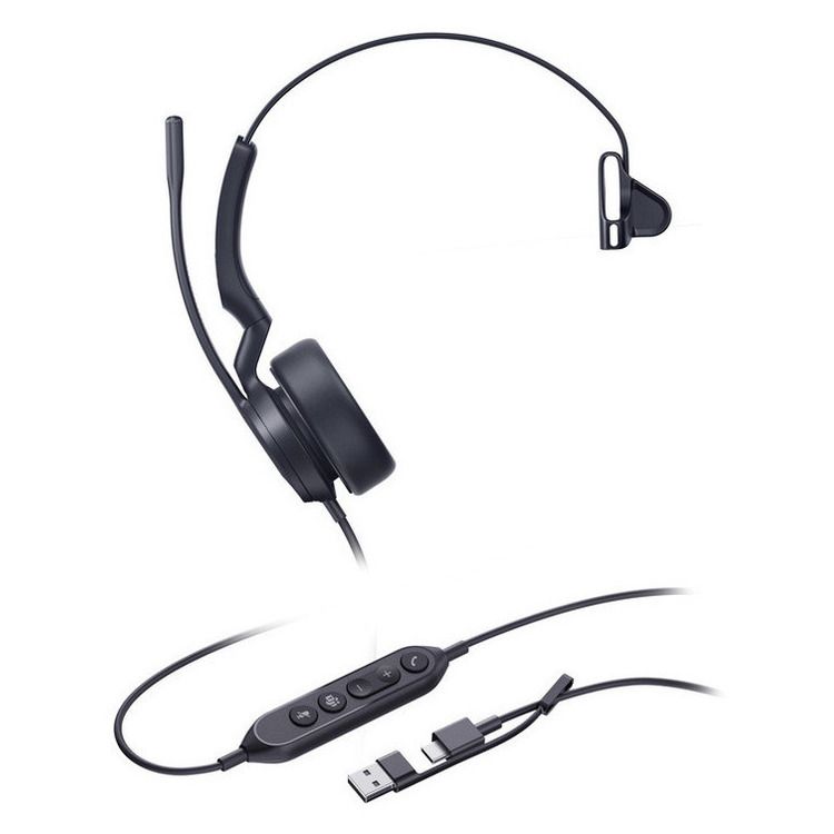 YEALINK HEADSET UH44 Mono USB-C/A WIRED - Image 1