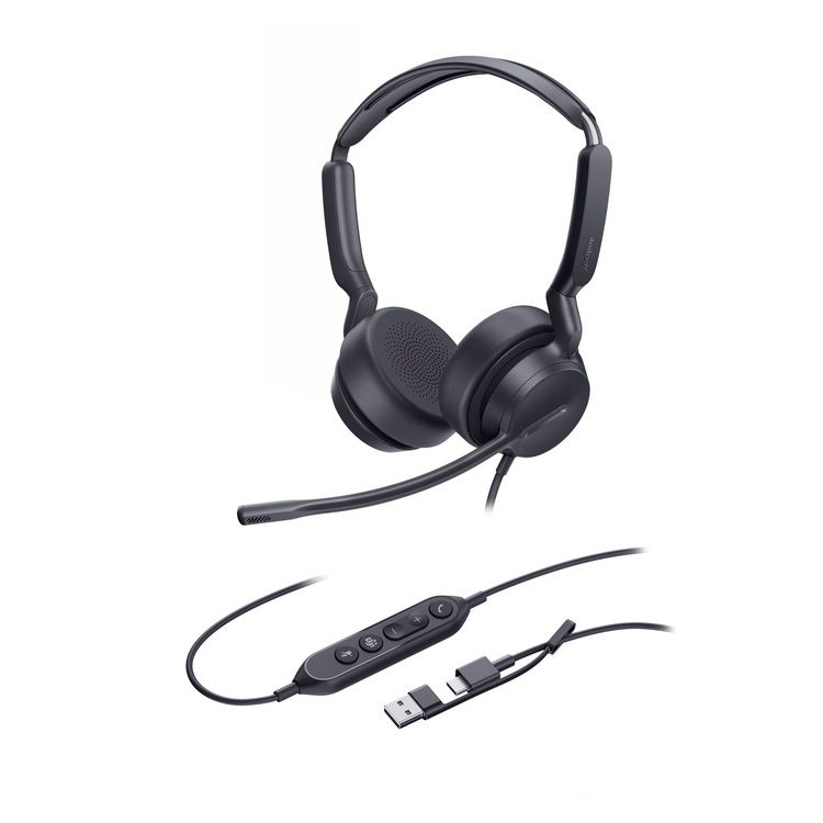 YEALINK HEADSET UH42 DUAL TEAMS USB-C/A WIRED - Image 1