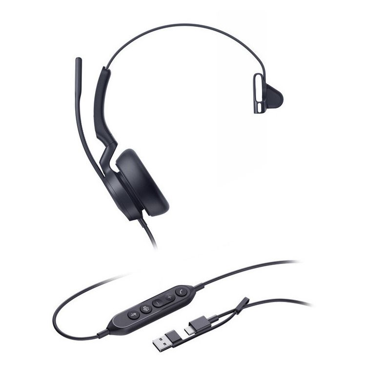 YEALINK HEADSET UH46 MONO USB-C/A WIRED - Image 2