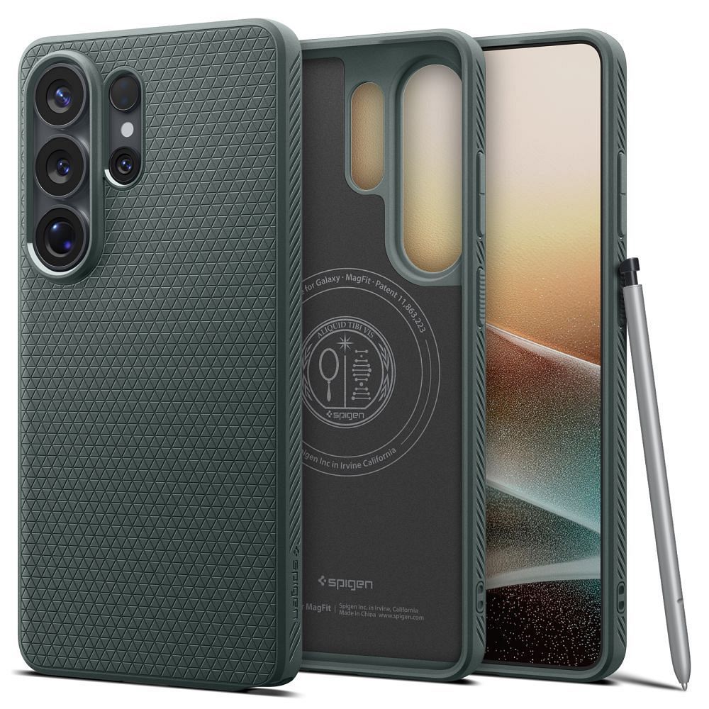 SPIGEN case LIQUID AIR MAG compatible with MagSafe for SAMSUNG S26 Ultra abyss green - Image 2