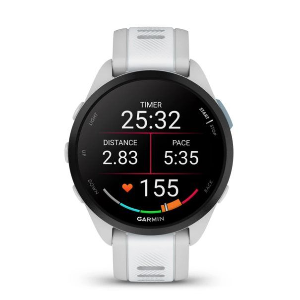 Garmin Forerunner 165 Smartwatch haze grey/stone white - Image 2