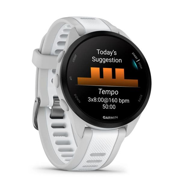 Garmin Forerunner 165 Smartwatch haze grey/stone white - Image 3