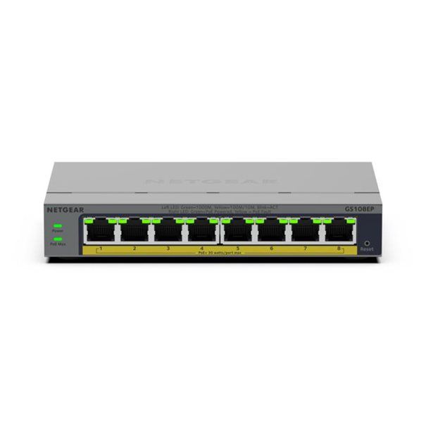 Netgear 8Port Switch 10/100/1000 GS108EP - Image 2