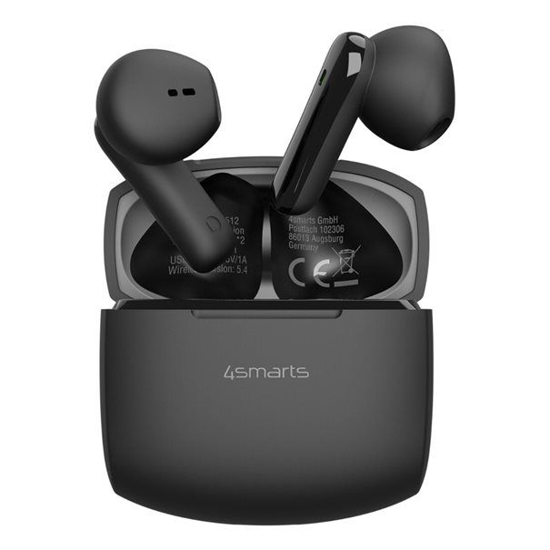 4smarts Wireless Headset SkyBuds Air black - Image 1