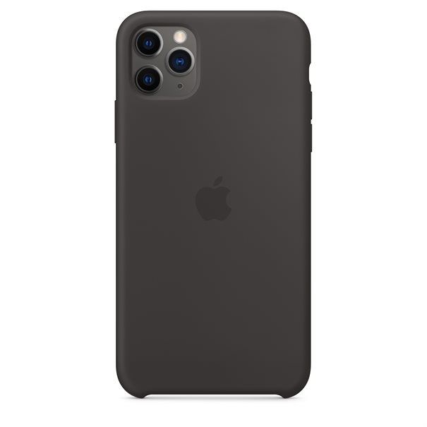 Apple Silicone Case for iPhone 11 Pro Max black - Image 2