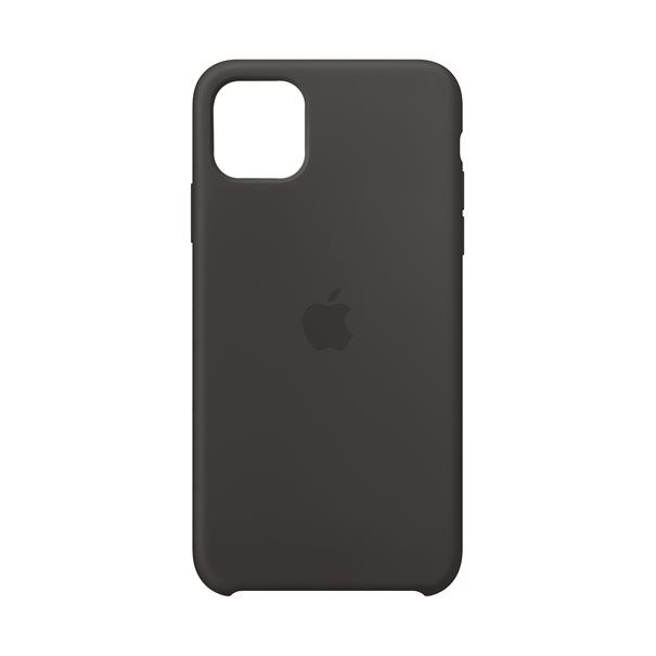 Apple Silicone Case for iPhone 11 Pro Max black - Image 1