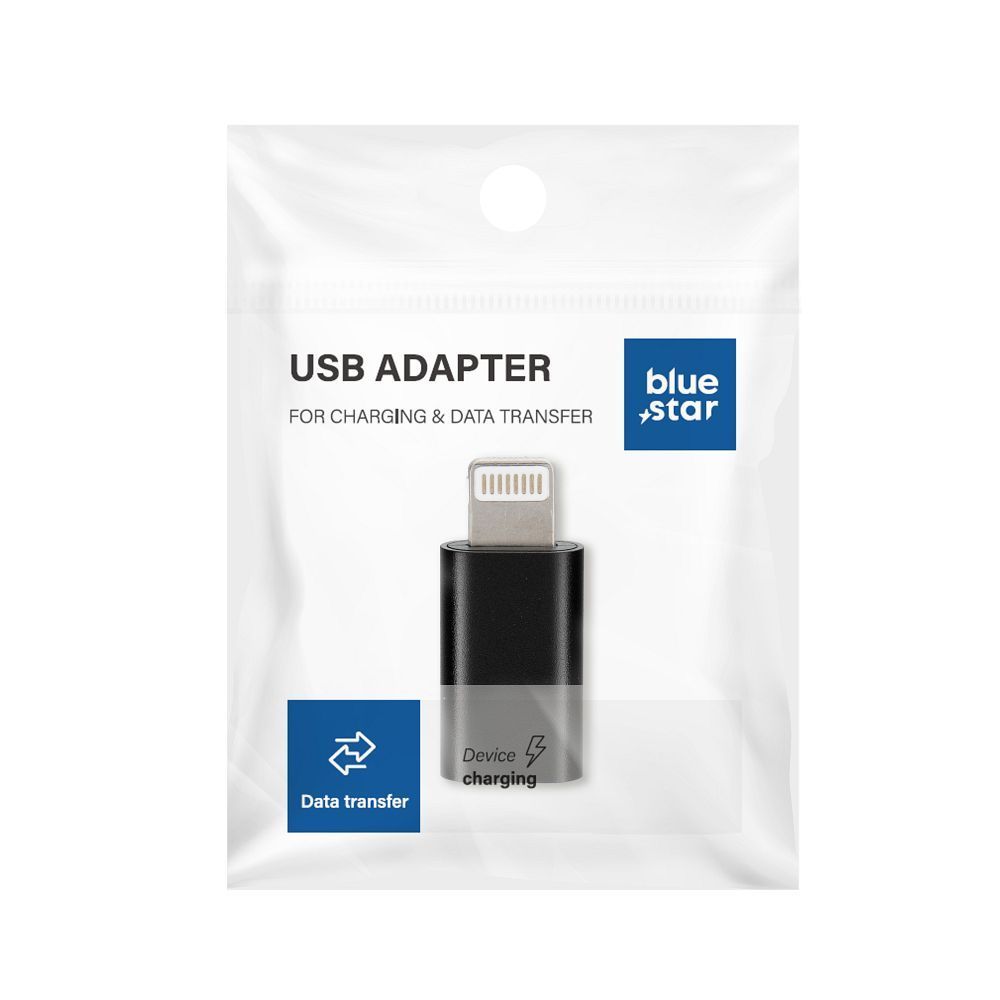 Adapter Type C to Lightning Blue Star - black - Image 1