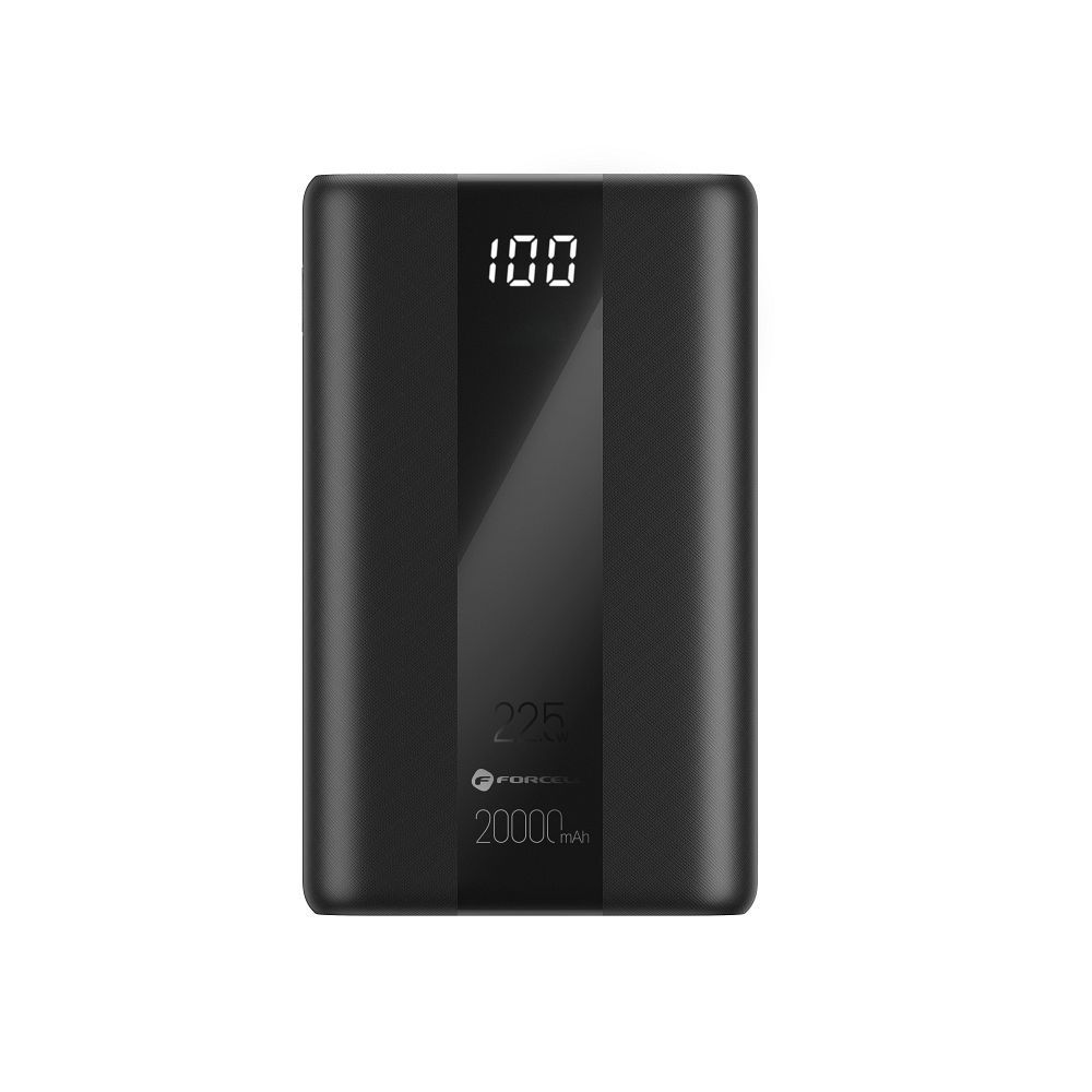 Powerbank Forcell F-Energy Energo P20K2 QC3.0 PD 3A 22,5W 20000 mAh black - Image 2