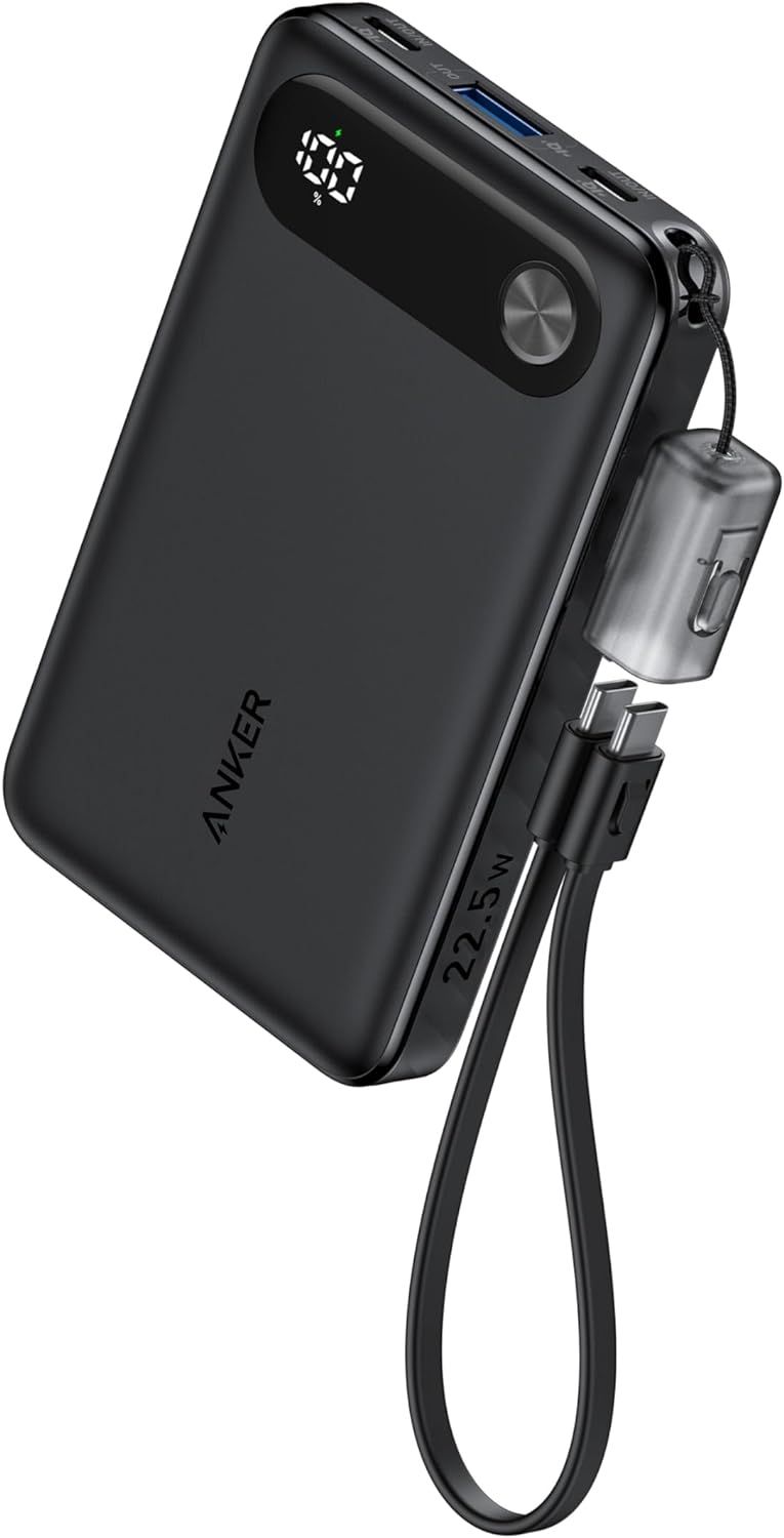 Anker Powerbank 10K 22.5W with USB-C Cable - Image 1