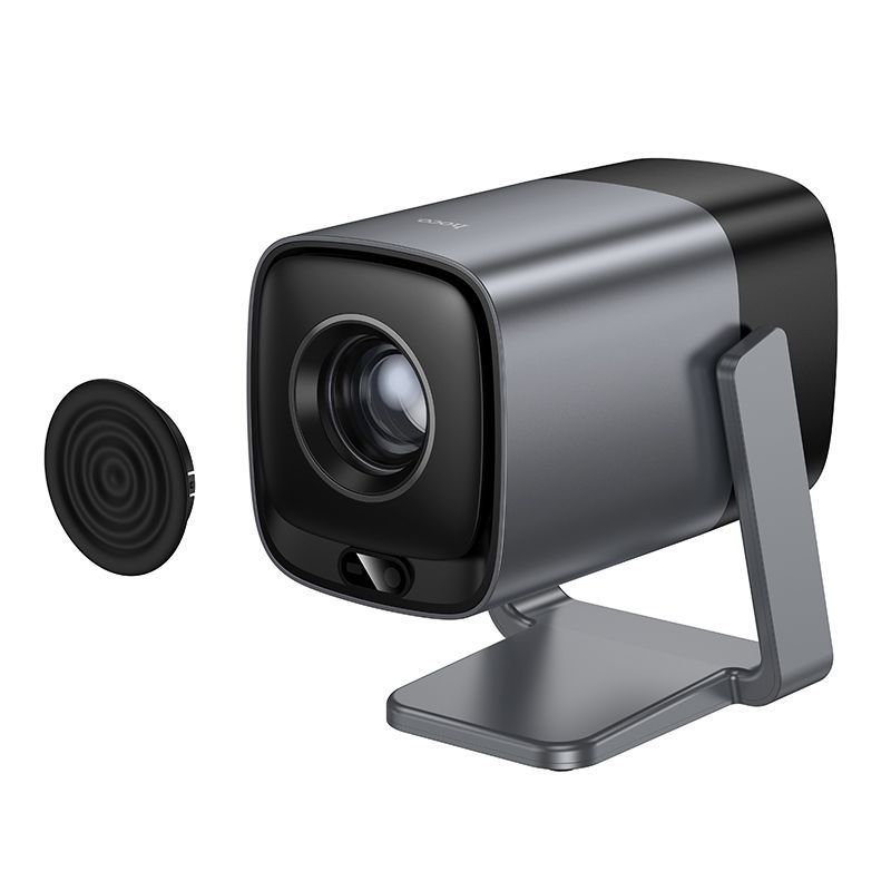 Hoco Full HD Projector Android Wi-Fi Bluetooth 1080P DT7 Metallic Gray - Image 2