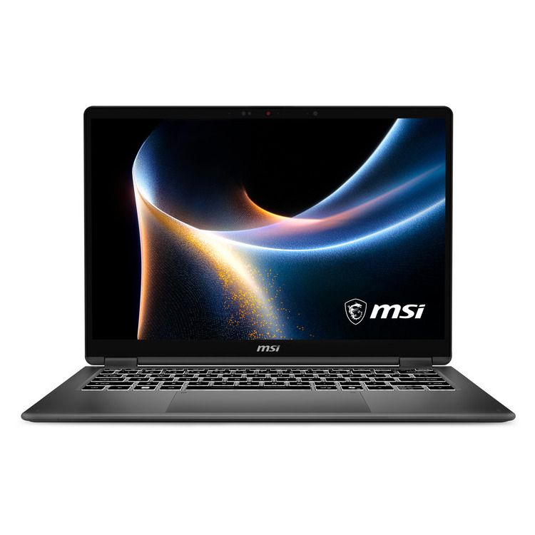 MSI Laptop Prestige 14 Flip AI+ D3MTG 14.0'' Touch FHD+ OLED/Ultra 9 386H/32GB/2TB SSD NVMe 4.0/Win 11 Pro/2Y/Platinum Gray - Image 1