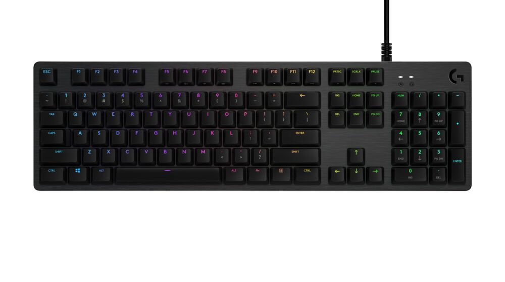 LOGITECH Keyboard Gaming G512 RGB GX Brown - Image 1