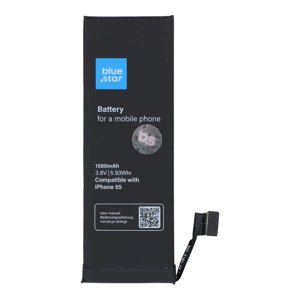 Battery for iPhone 5S 1560 mAh Blue Star HQ - Image 1