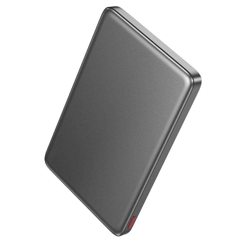 Powerbank compatible with MagSafe Hoco 5000 mAh QC PD 2A 20W Q26 metal gray - Image 2