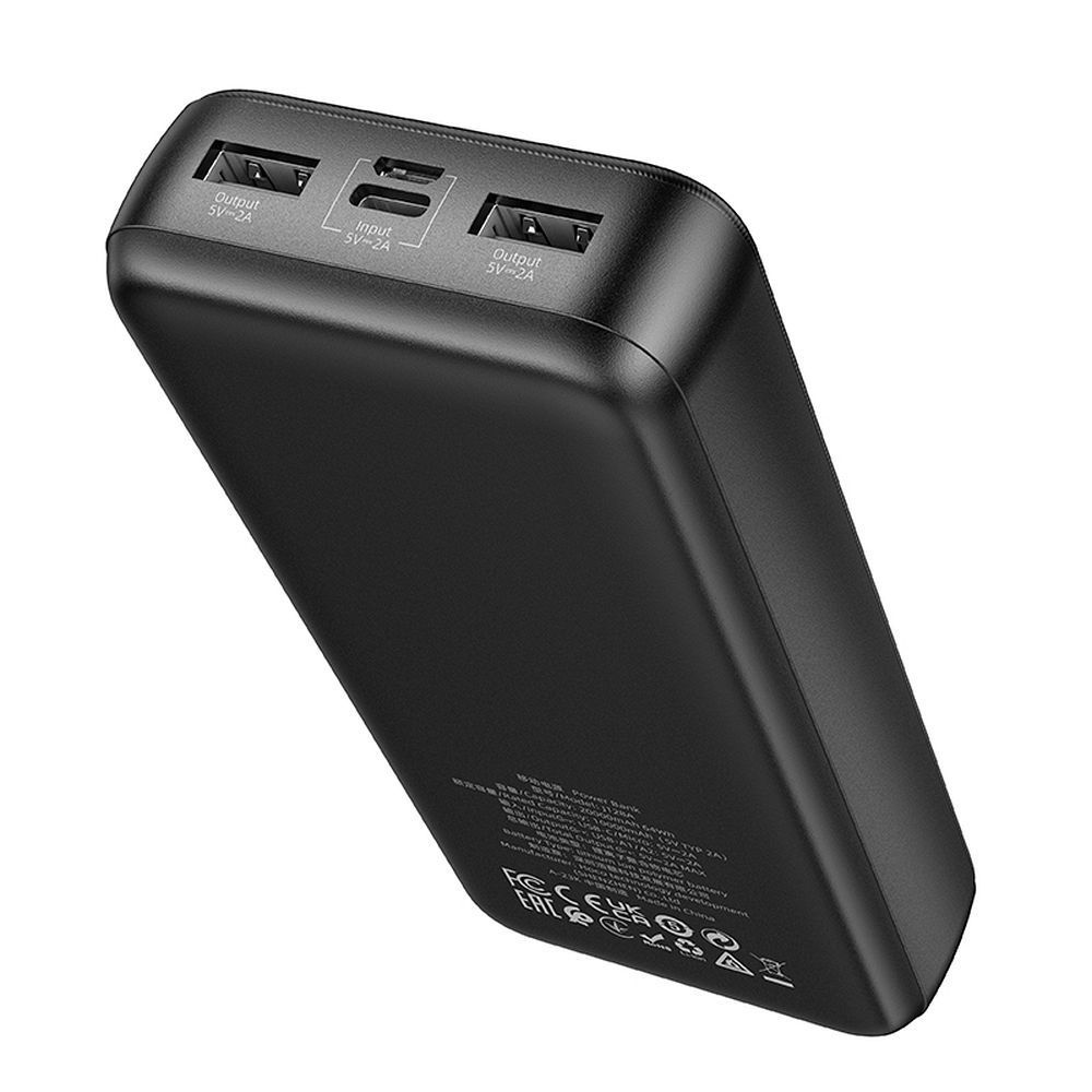 Powerbank Hoco 20000 mAh 2A J128A black - Image 2