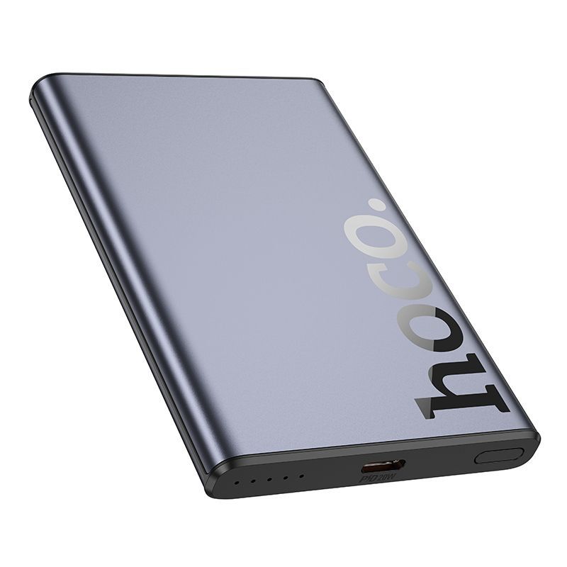 Powerbank compatible with MagSafe Hoco 5000 mAh QC PD 20W Q32 metal gray - Image 2