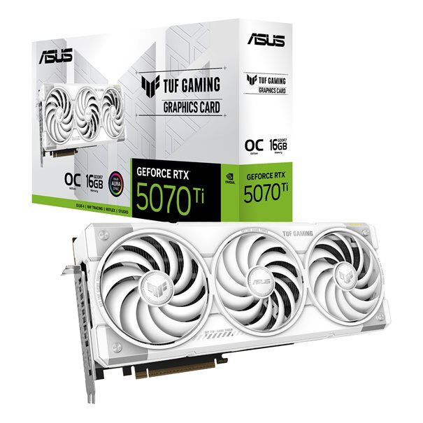 ASUS VGA 16GB RTX5070TI TUF-O16G-GAMING WHITE 3xDP/1xHDMI TUF-RTX5070TI-O16G-WHITE-GAMING - Image 9