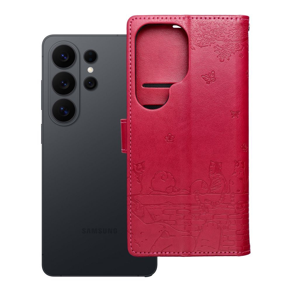 MEZZO Book case for Redmi Note 15 5G cats red - Image 2